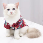 Hawaiian Beach Dog and Cat Shirt – Breezy summer style Pawnests