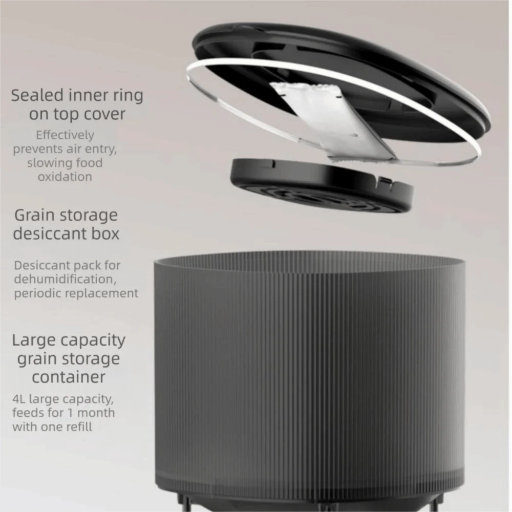 Smart Large-Capacity Automatic Pet Feeder Pawnests