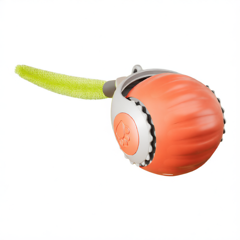 Automatic cat toy ball with caterpillar attachment | Pawnests