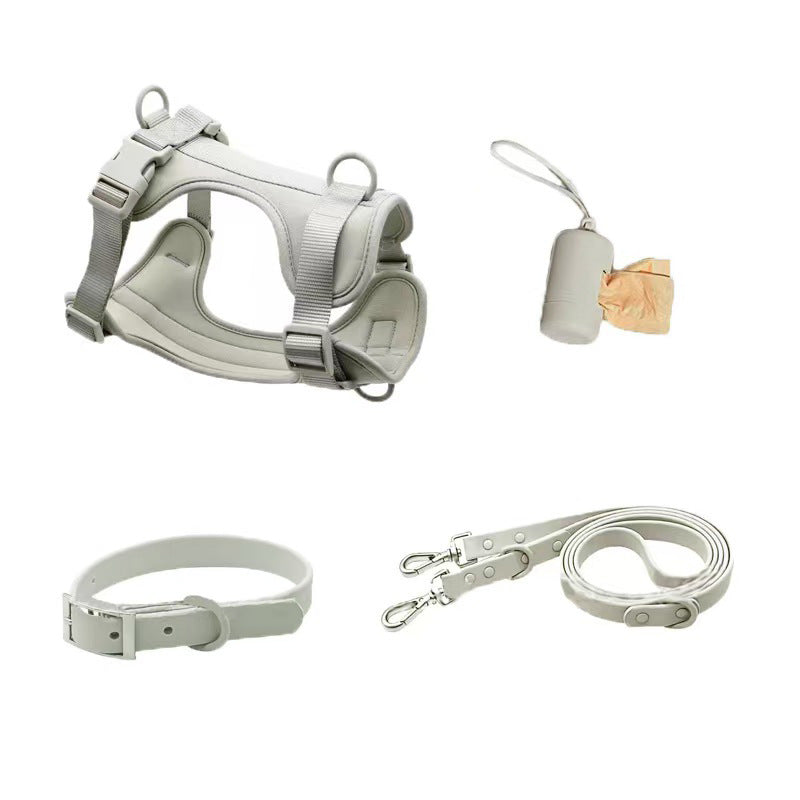 Dog Harness 4-Piece Set | Waterproof PVC Vest, Leash, Collar & Clip – product image 38 | Pawnests