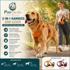 Hundegeschirr- & Roll-Leinen-Set | Anti-Flucht-Gassi-Kit