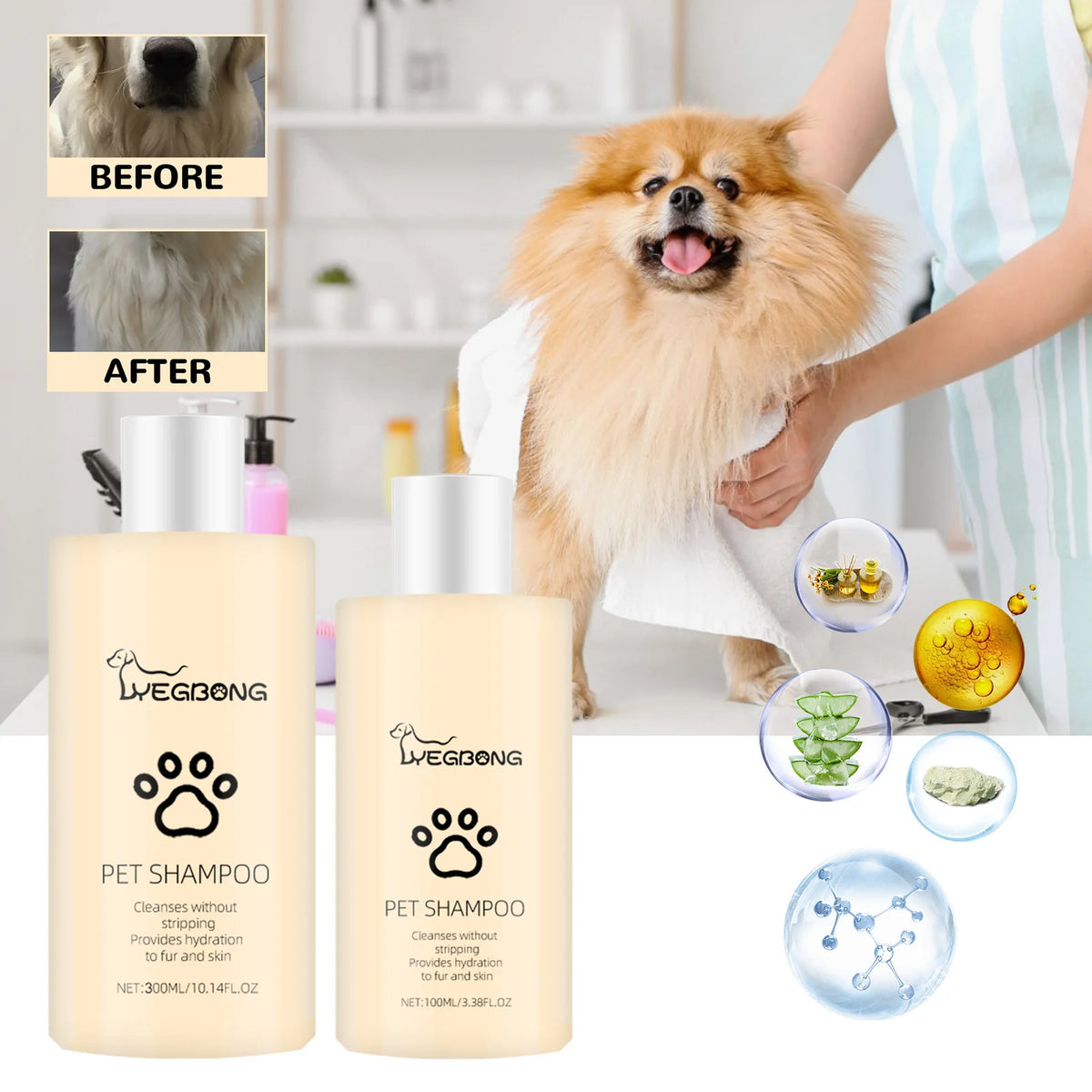 Dog shampoo anti-flea mite formula — moisturizing and odor control | Pawnests