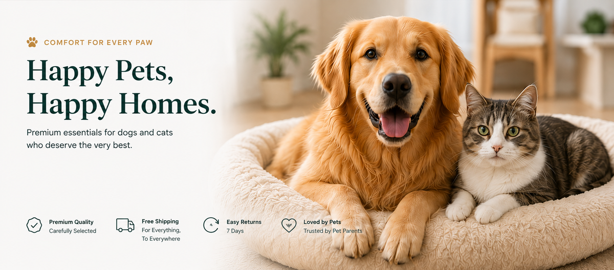 Dog and cat relaxing together on a sofa – Pawnests premium pet supplies