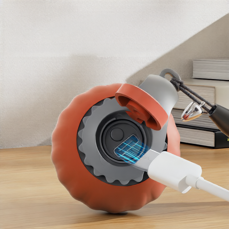 Lace style automatic cat toy ball orange and blue | Pawnests