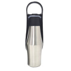 Insulated stainless steel dog water bottle in light green — 750ml travel bottle | Pawnests