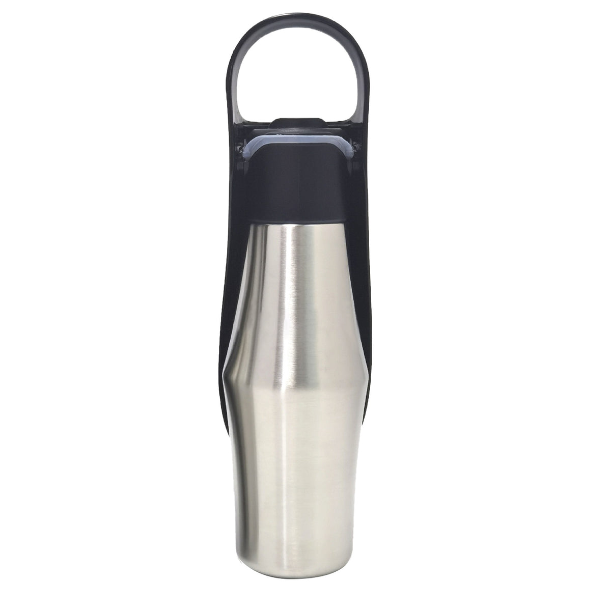 Insulated stainless steel dog water bottle in light green — 750ml travel bottle | Pawnests