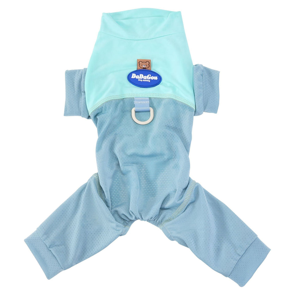 Cat wearing breathable mesh suit — comfortable four-leg summer outfit | Pawnests