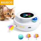 ROJECO smart cat toy dual power USB and battery options | Pawnests