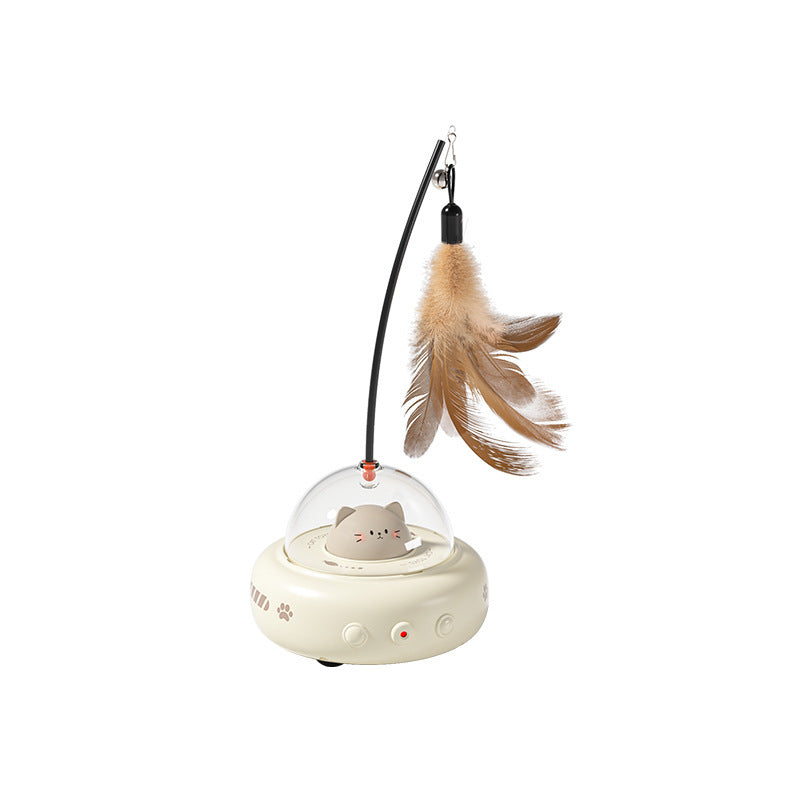 Smart sensor cat toy in green color | Pawnests