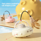 Smart sensor cat toy in sakura pink color | Pawnests