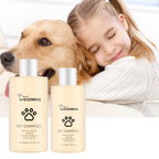 Pet wash shampoo bottle — gentle anti-flea formula for dogs and cats | Pawnests