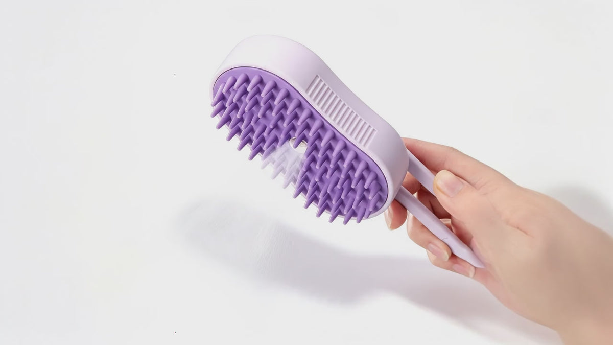 AeroBrush | 3-in-1 Foldable Steam Pet Brush