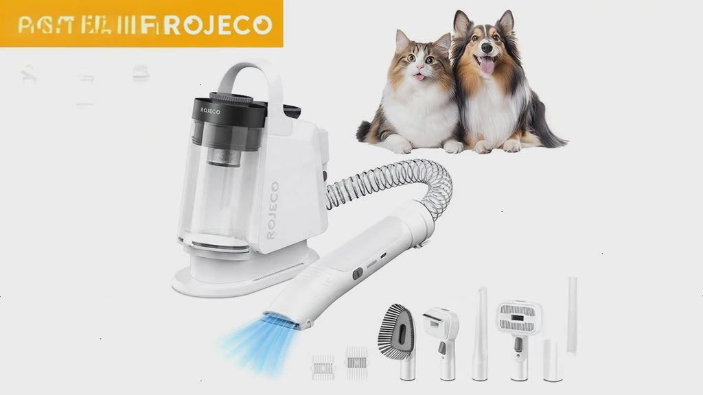 ROJECO 5-in-1 Smart Pet Grooming Vacuum