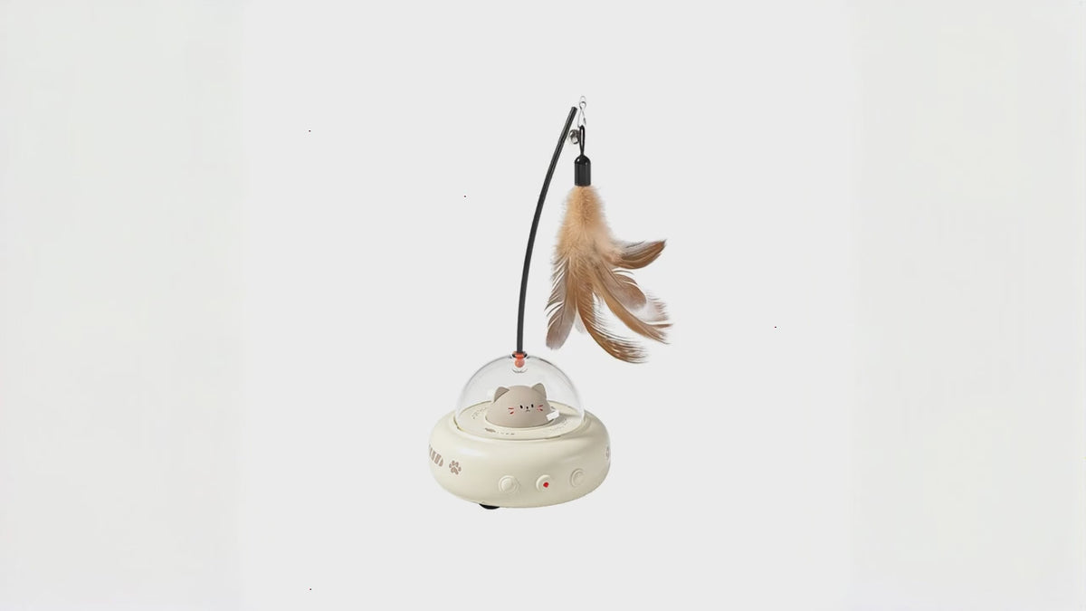 Smart Sensor Cat Toy | Automatic Feather & Laser Play