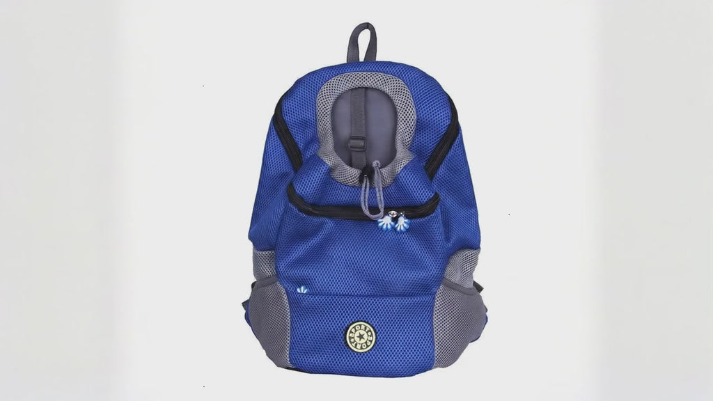 Front-Folded Mesh Pet Travel Backpack