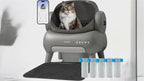 M1 Plus automatisches Katzentoiletten-Bundle – Smarte App, Geruchskontrolle & Mehrkatzen-Unterstützung